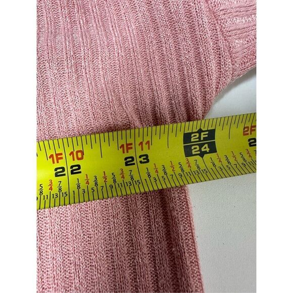 Weekend Suzanne Betro Women’s Bohemian Knit Pink Peach Sweater Size 1X - Picture 8 of 11